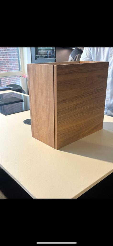Hout onderkast wc fontein, Huis en Inrichting, Badkamer | Badkamermeubels, Ophalen, Minder dan 50 cm, Overige typen, Zo goed als nieuw