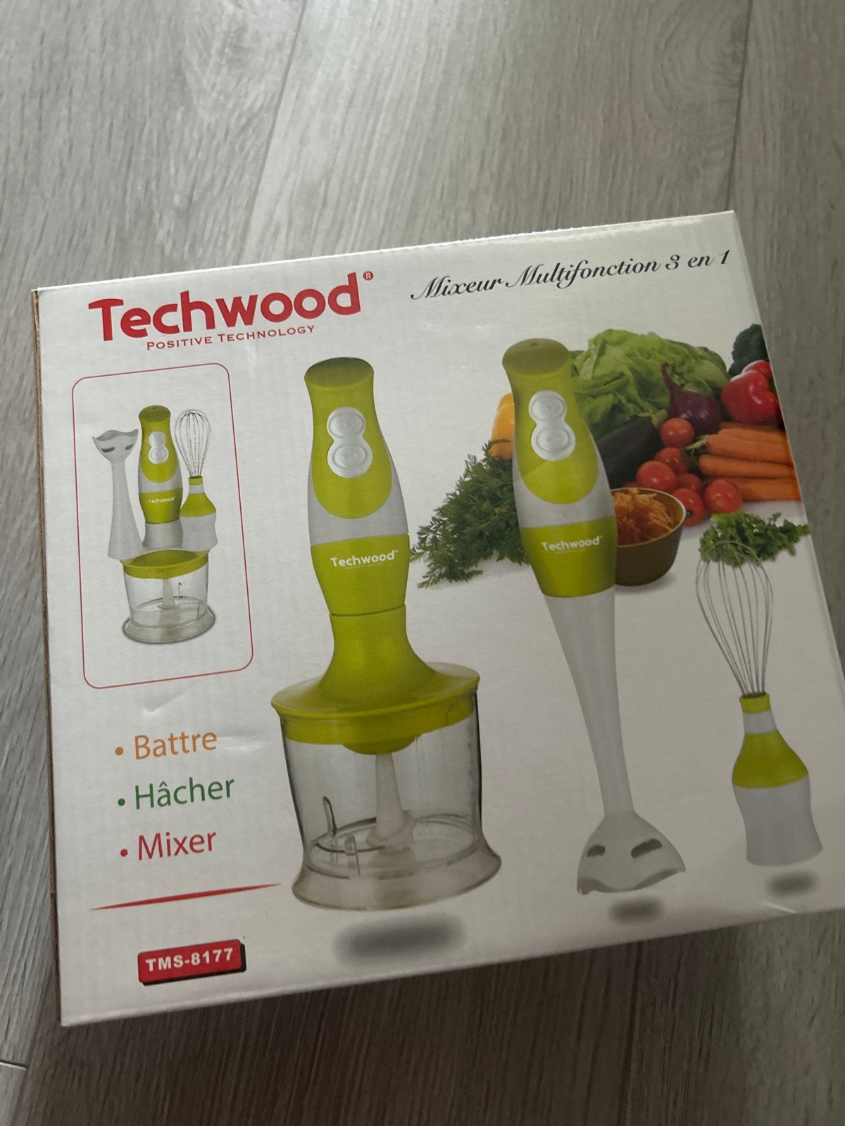Techwood Mixeur Multifonction 3-in-1 Staafmixer TMS-8177, Verzenden, Nieuw