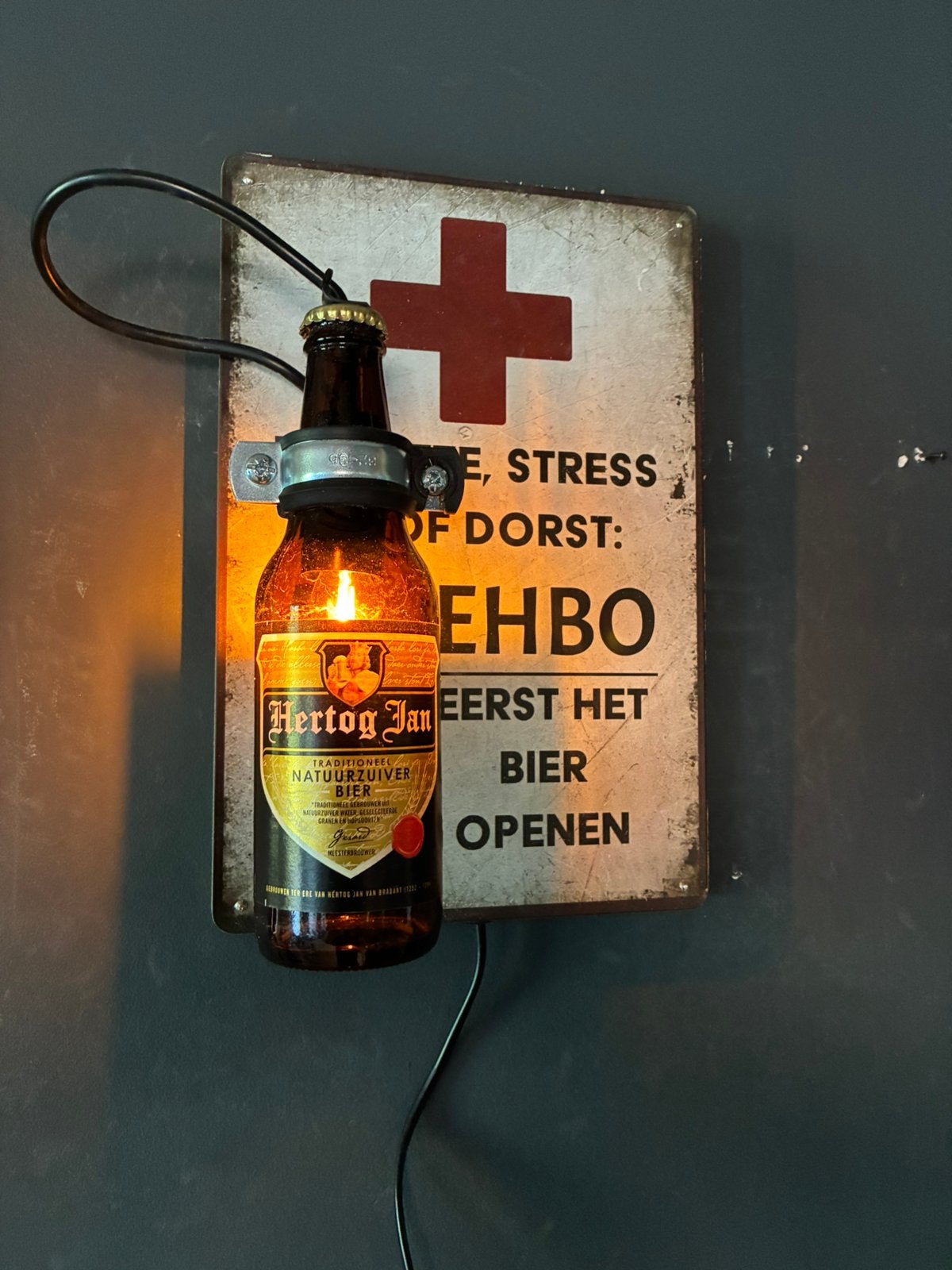 Hertog Jan Wandlamp, Met schakelaar, E14 (klein), Nieuw, Ophalen of Verzenden