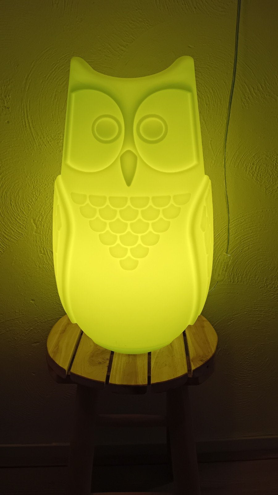 Leuke uil lamp - sfeervolle verlichting voor elke kamer, Ophalen, Overige merken, Kunststof, Meerkleurig