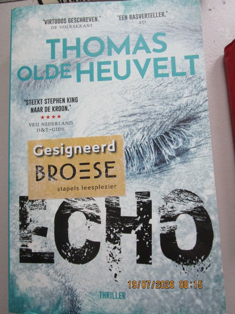 Echo Thriller, Ophalen of Verzenden, Gelezen