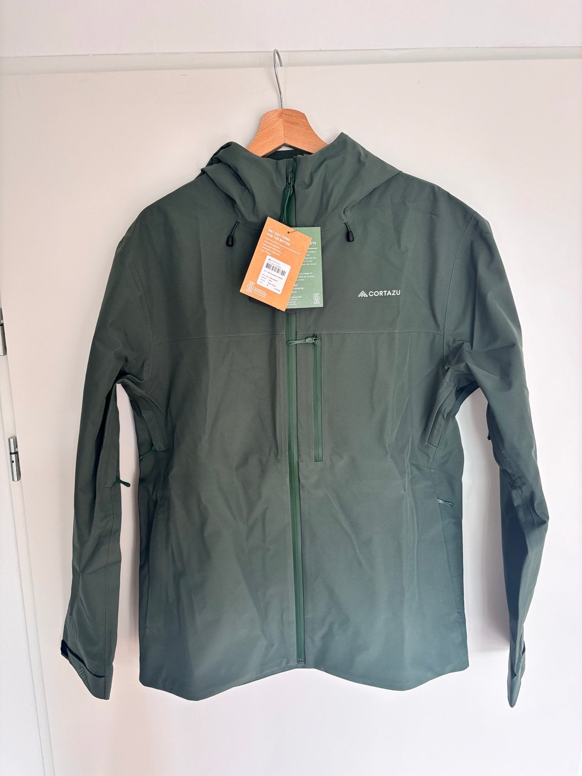 Cortazu AR Hardshell 12M Jas - Nieuw met labels, Kleding | Heren, Ophalen of Verzenden, Nieuw, Maat 48/50 (M), Groen