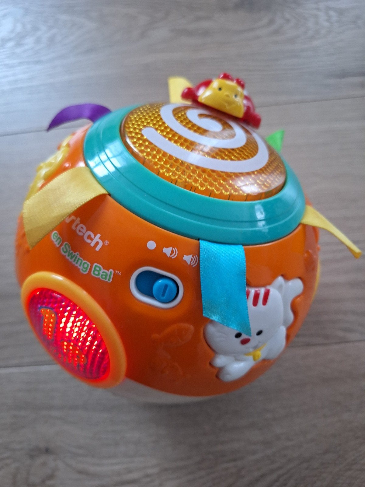 VTech Rol en Swing Bal, Kinderen en Baby's, Speelgoed | Vtech, Ophalen of Verzenden, Zo goed als nieuw, 6 maanden tot 2 jaar