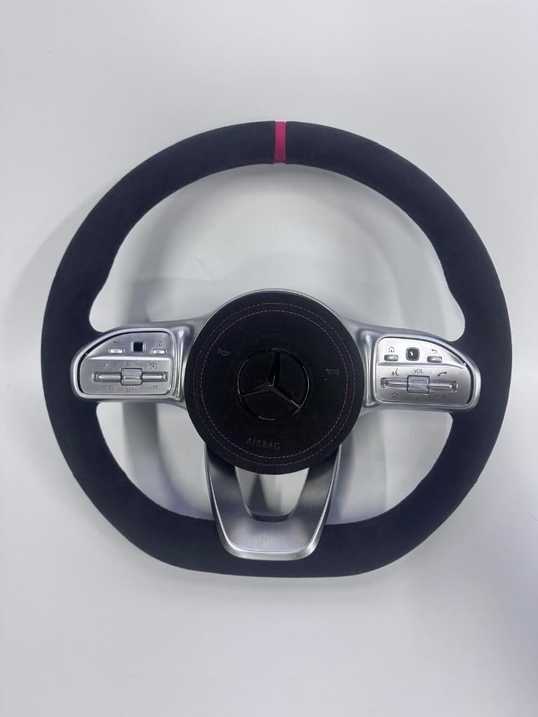 Mercedes AMG Alcantara Sportstuur – Rode 12u Markering, Auto-onderdelen, Besturing, Ophalen of Verzenden, Nieuw