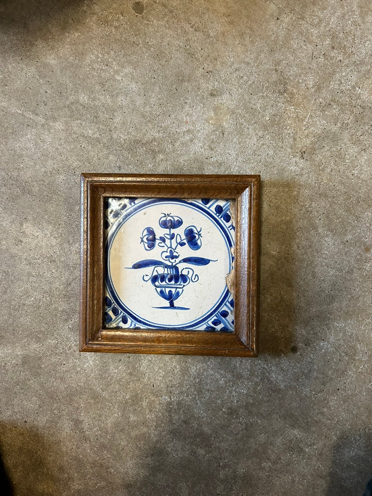 Ouderwetse wand tegels in lijst, Antiek en Kunst, Antiek | Wandborden en Tegels, Ophalen
