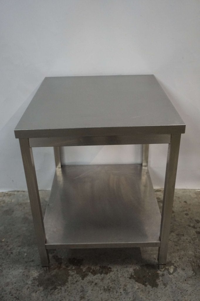 RVS tafel werktafel 80x70, Gebruikt, RVS Meubilair, Niet ingevuld, Niet ingevuld
