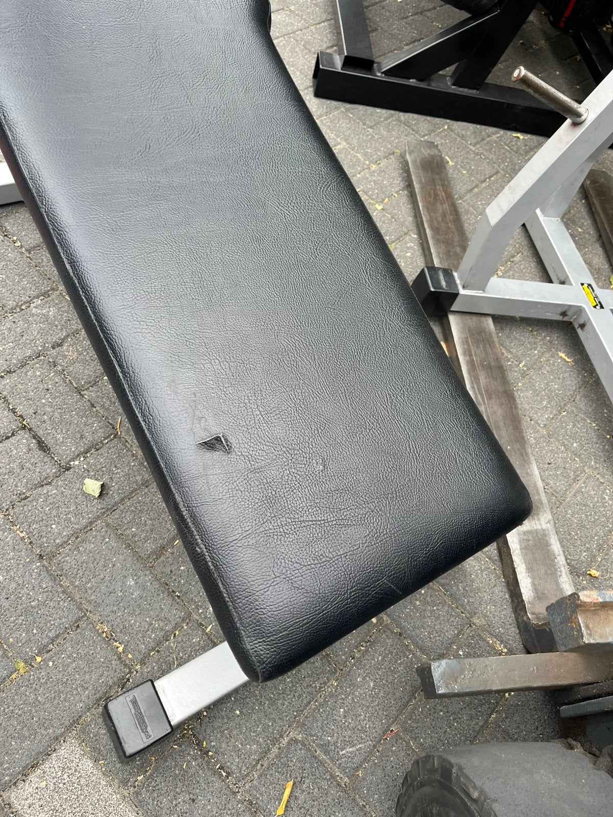 Technogym ab chrunch buik bank verstelbaar, Ophalen, Zwart grijs, Buik, Buik bank