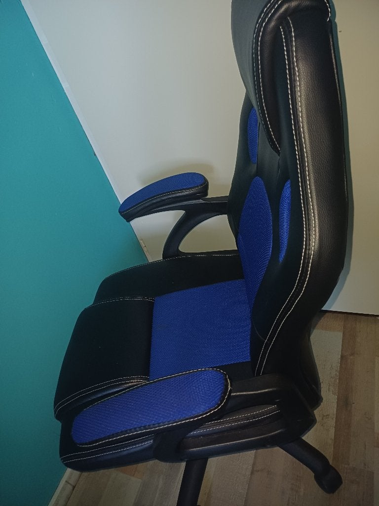Gaming stoel, Ophalen, Gaming bureaustoel, Zo goed als nieuw, Blauw