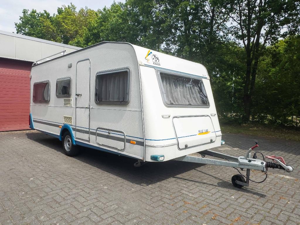 Knaus 500 Blue Line | Bouwj. 2001 | perfecte staat!!, Rondzit, Omvormbare zithoek, Particulier, 5 tot 6 meter