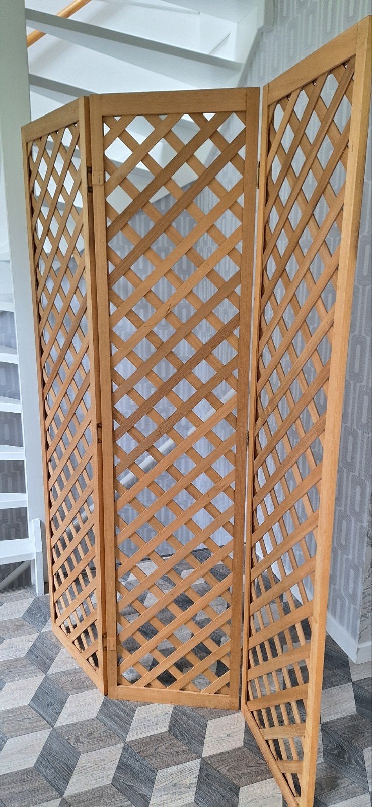 Kamerscherm van hout, Huis en Inrichting, Woonaccessoires | Kamerschermen, Ophalen of Verzenden, Gebruikt
