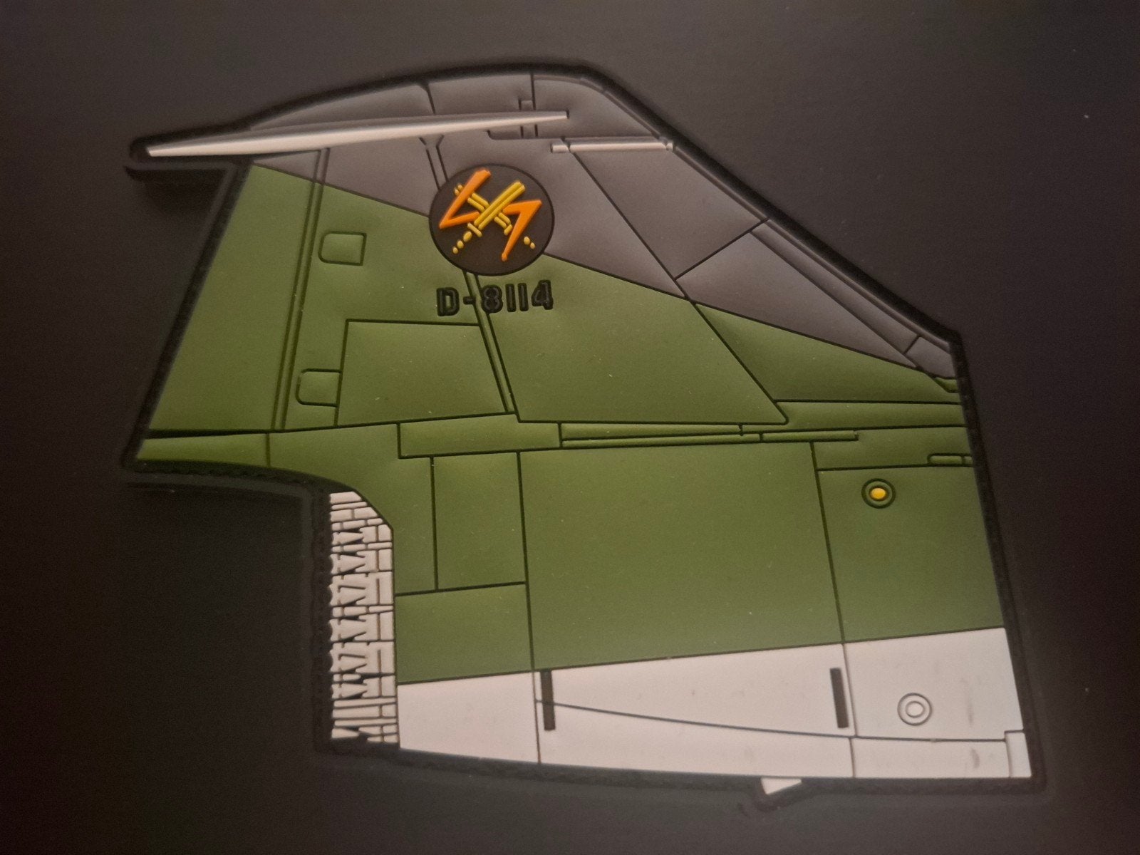 RNLAF F104 starfighter pvc patch, Verzenden, Nieuw, Patch, Badge of Embleem