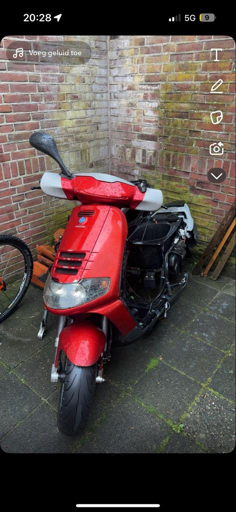 Skipper LX Frame duits papieren, Fietsen en Brommers, Brommeronderdelen | Scooters, Ophalen of Verzenden, Zo goed als nieuw, Frame