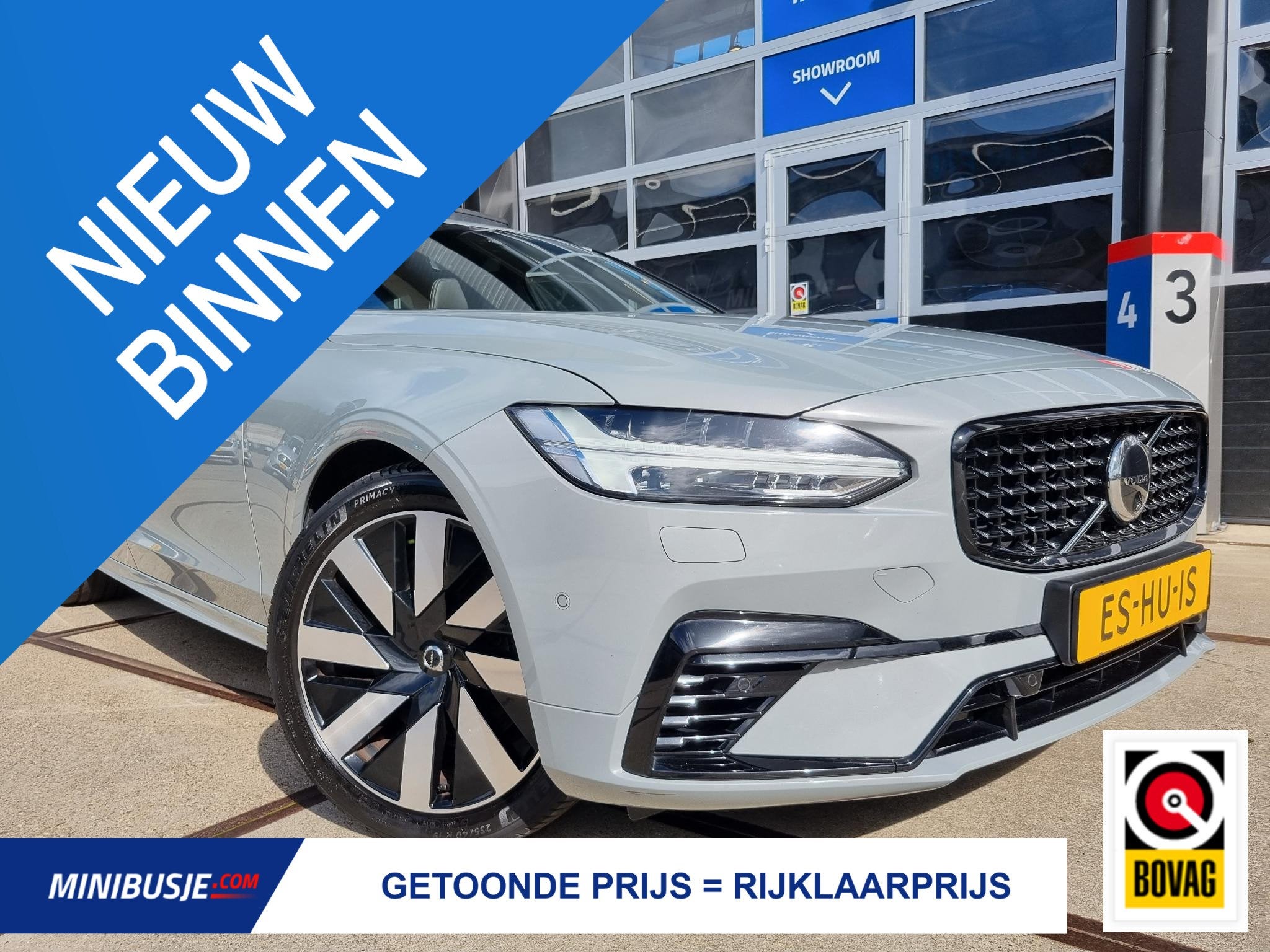 Volvo V90 2.0 T6 Plug-in hybrid AWD Ultra Dark LEER / PANORA, Auto's, Automaat, Dealer onderhouden, Euro 6, 4 cilinders