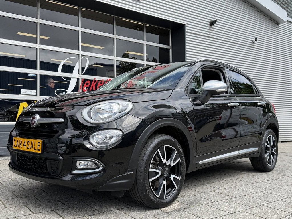 Fiat 500 X 1.6 E-torQ Mirror Edition - Navigatie I Airco I P, Voorwielaandrijving, Gebruikt, Zwart, 4 cilinders