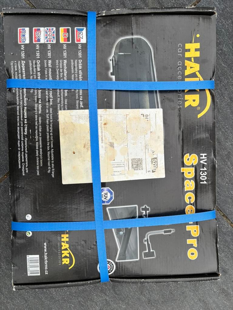 Hakr space-pro HV 1301 dakkoffer opbergsysteem, Auto diversen, Dakdragers, Ophalen of Verzenden, Nieuw