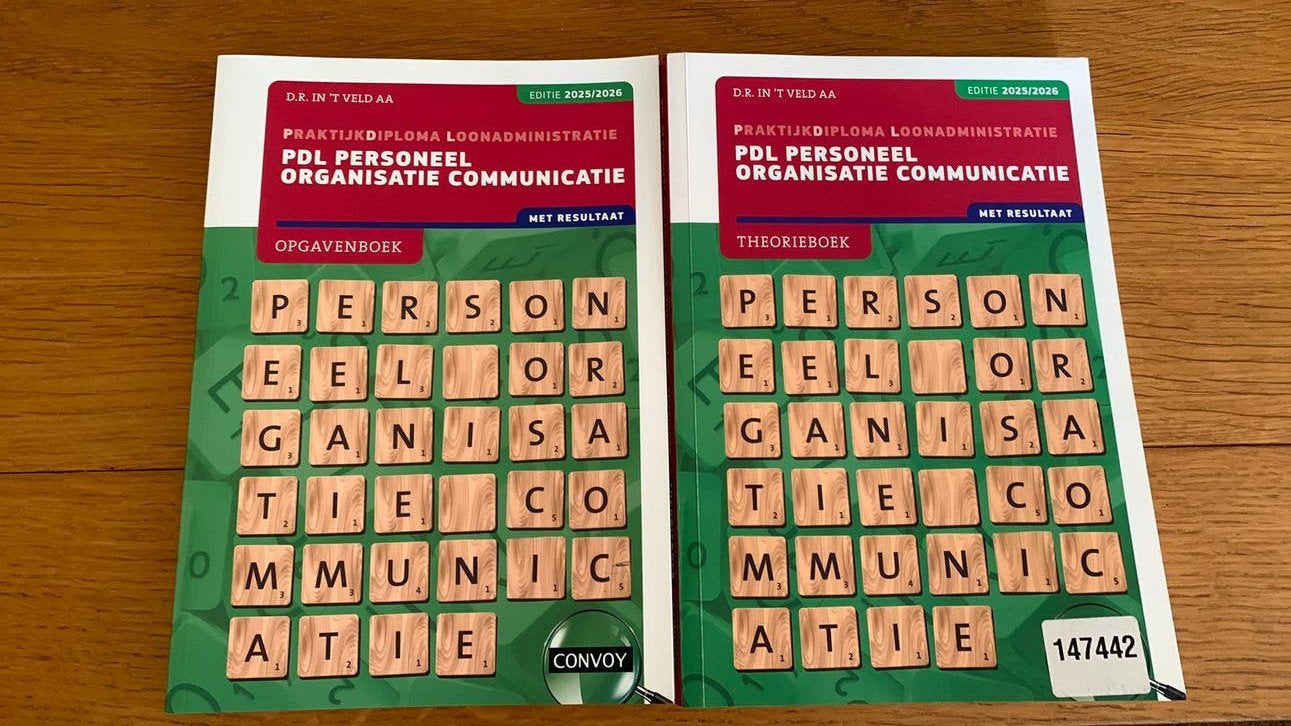 PDL Personeel Organisatie Communicatie (2025/2026), Ophalen of Verzenden, Gamma, Zo goed als nieuw, MBO