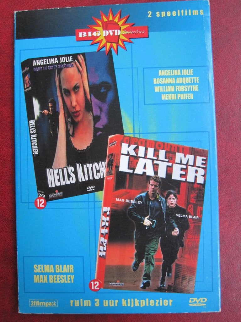 Kill Me Later + Hell's Kitchen (2 films op 1 DVD), Vanaf 12 jaar, Ophalen of Verzenden, Zo goed als nieuw, Actiethriller