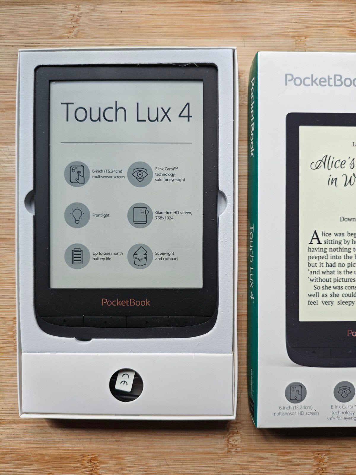 Pocketbook Touch Lux 4 e-reader - als nieuw, 8 GB, 6 inch of minder, Ophalen of Verzenden, Pocketbook