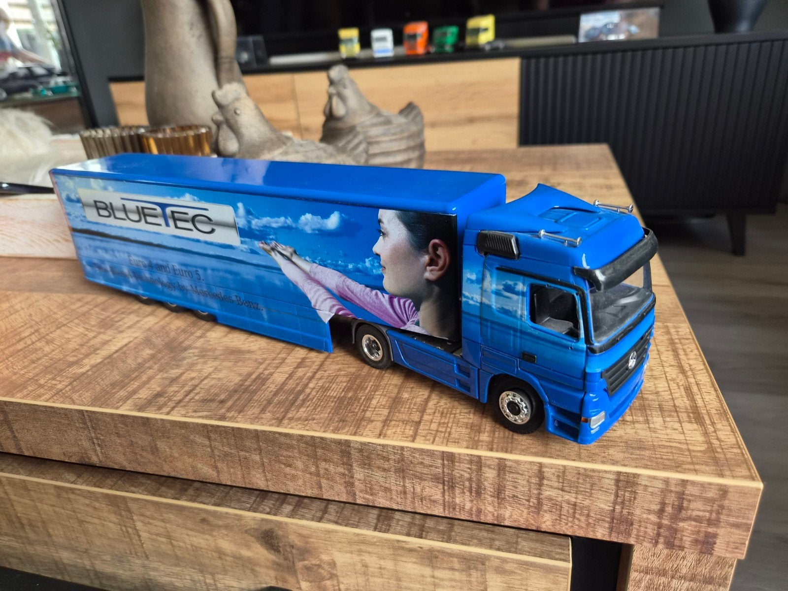 Mercedes actros  bleutech, Hobby en Vrije tijd, Nzg, NZG, Nzg, Nieuw