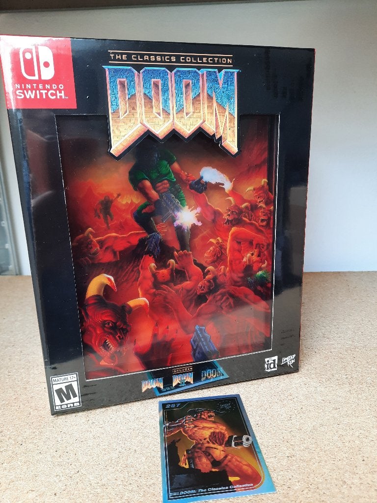 Doom classics collection Collectors Edition Switch, Spelcomputers en Games, Games | Nintendo Switch, Nieuw, Shooter, 3 spelers of meer