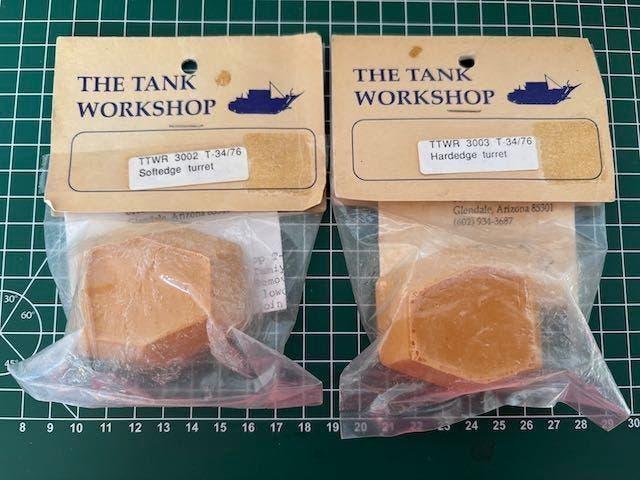 TWS	3002 3003	Resin turret T34/76, Verzenden, Nieuw, 1:50 of kleiner