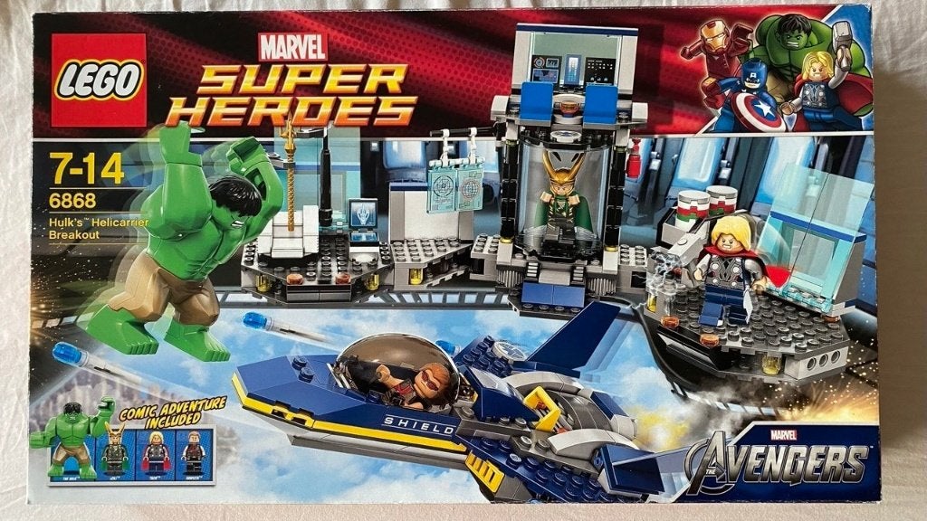6868 Hulk's Helicarrier Breakout (2012), Ophalen, Marvel, Lego, Zo goed als nieuw