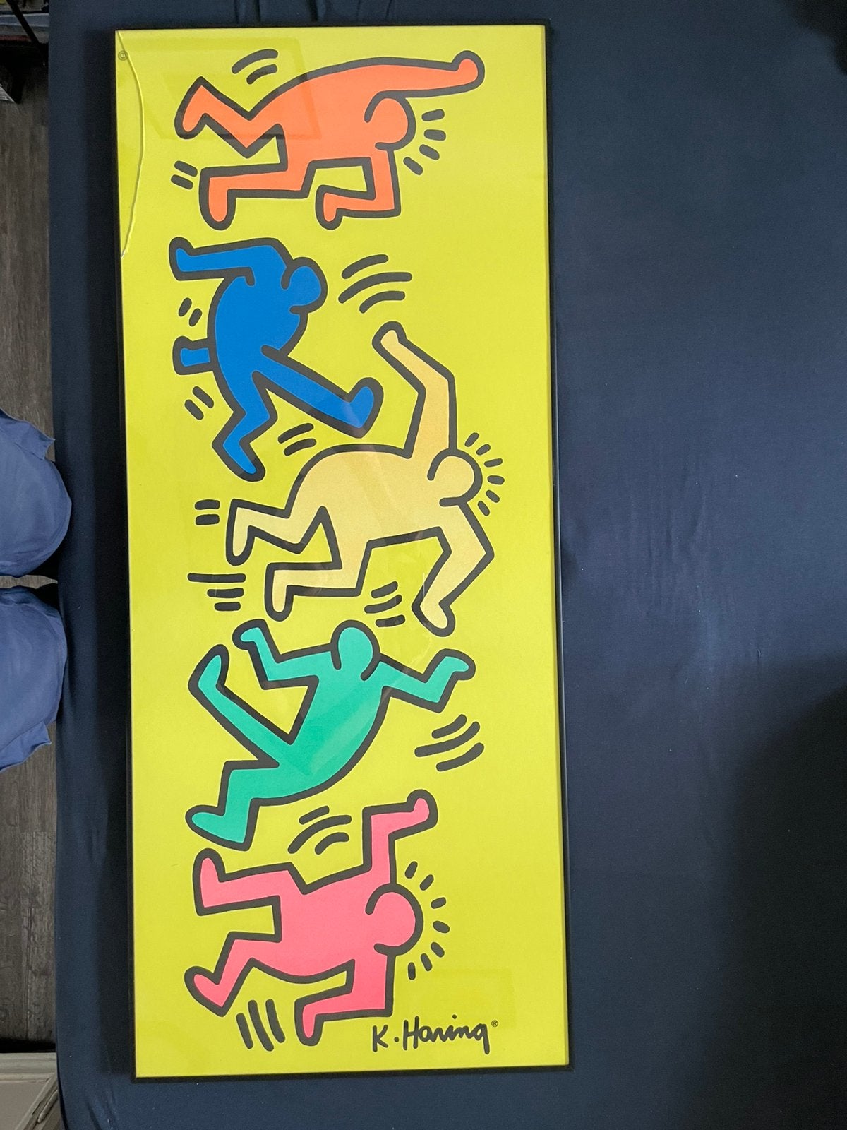 The Dance Keith Haring, Ophalen, Portret en Figuren, Offsetdruk, Ingelijst