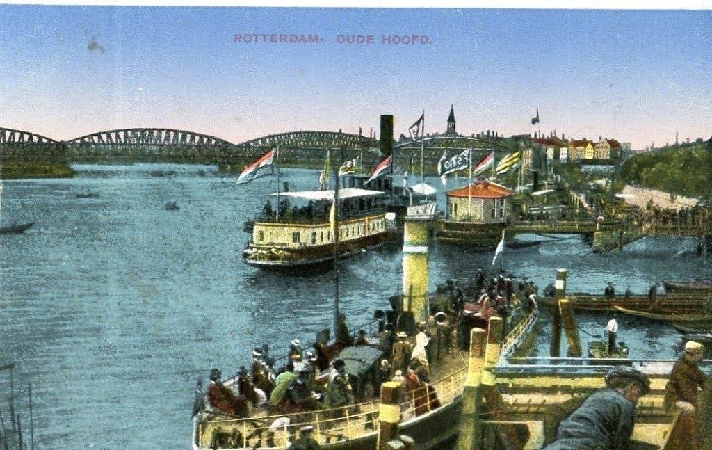 Rotterdam Ansichtkaart ongelopen, Verzenden, Voor 1920, Zuid-Holland