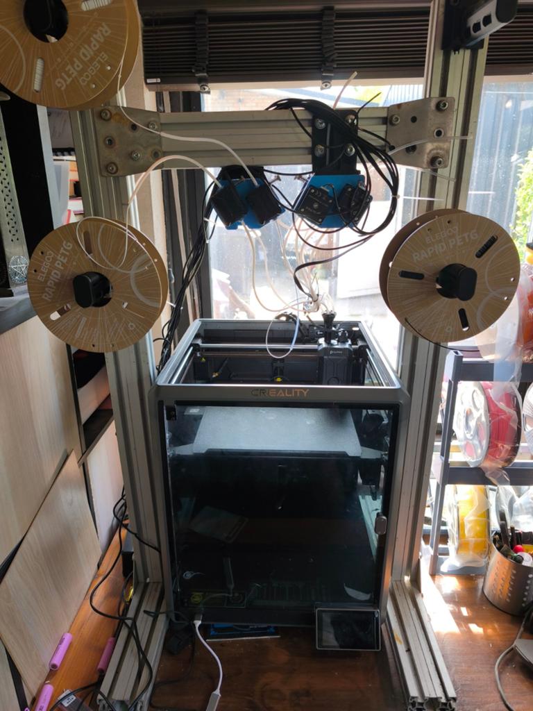 Creality K1 Max met CoPrint tot 8 kleuren, Computers en Software, 3D Printers, Ophalen, Zo goed als nieuw, Filament, Creality