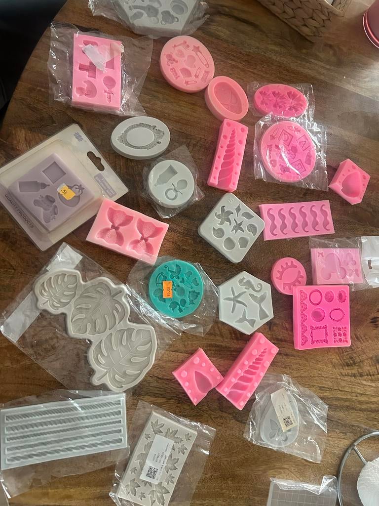 Molds voor het versieren van taarten, Hobby en Vrije tijd, Taarten en Cupcakes maken, Gebruikt, Versiering, Taarten of Cupcakes