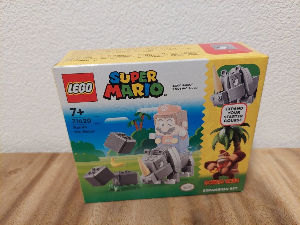 Super Mario 71420 Uitbreidingsset: Rambi de neushoorn nieuw, Kinderen en Baby's, Lego, Lego, Nieuw, Ophalen of Verzenden