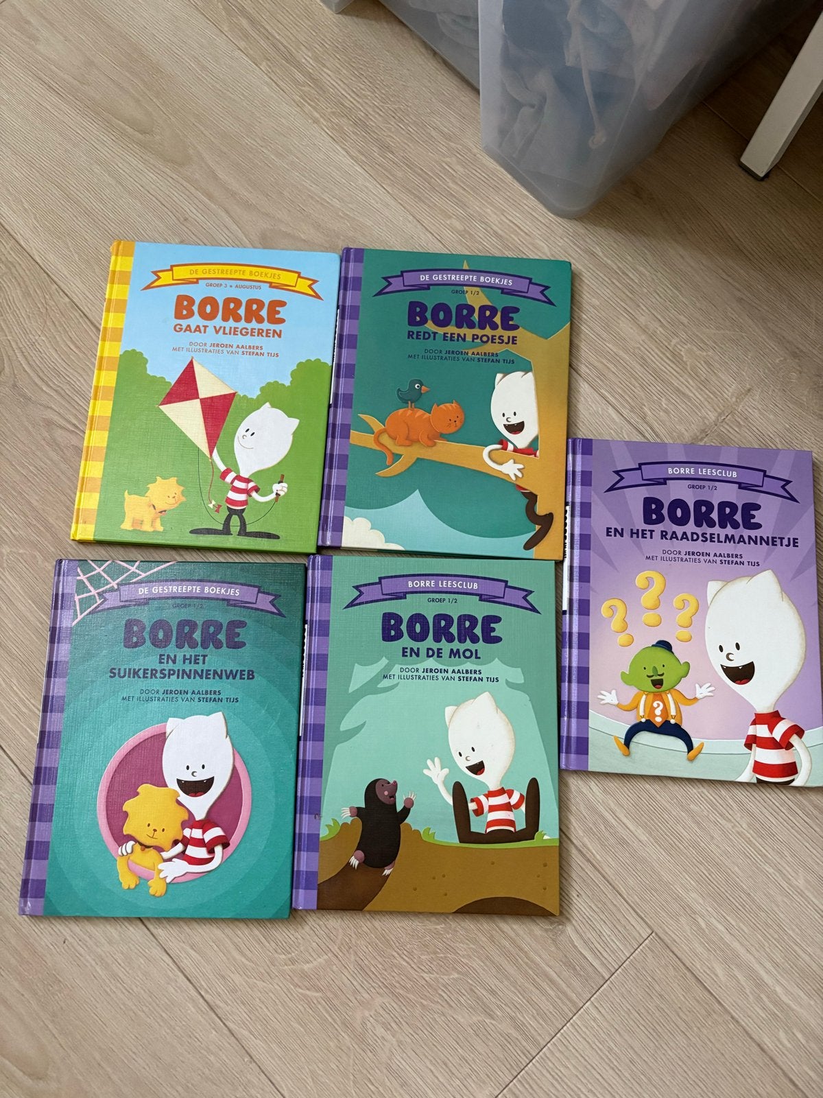 Borre boekjes - De Gestreepte Boekjes & Borre Leesclub, Boeken, Ophalen of Verzenden, Gelezen, 3 tot 4 jaar