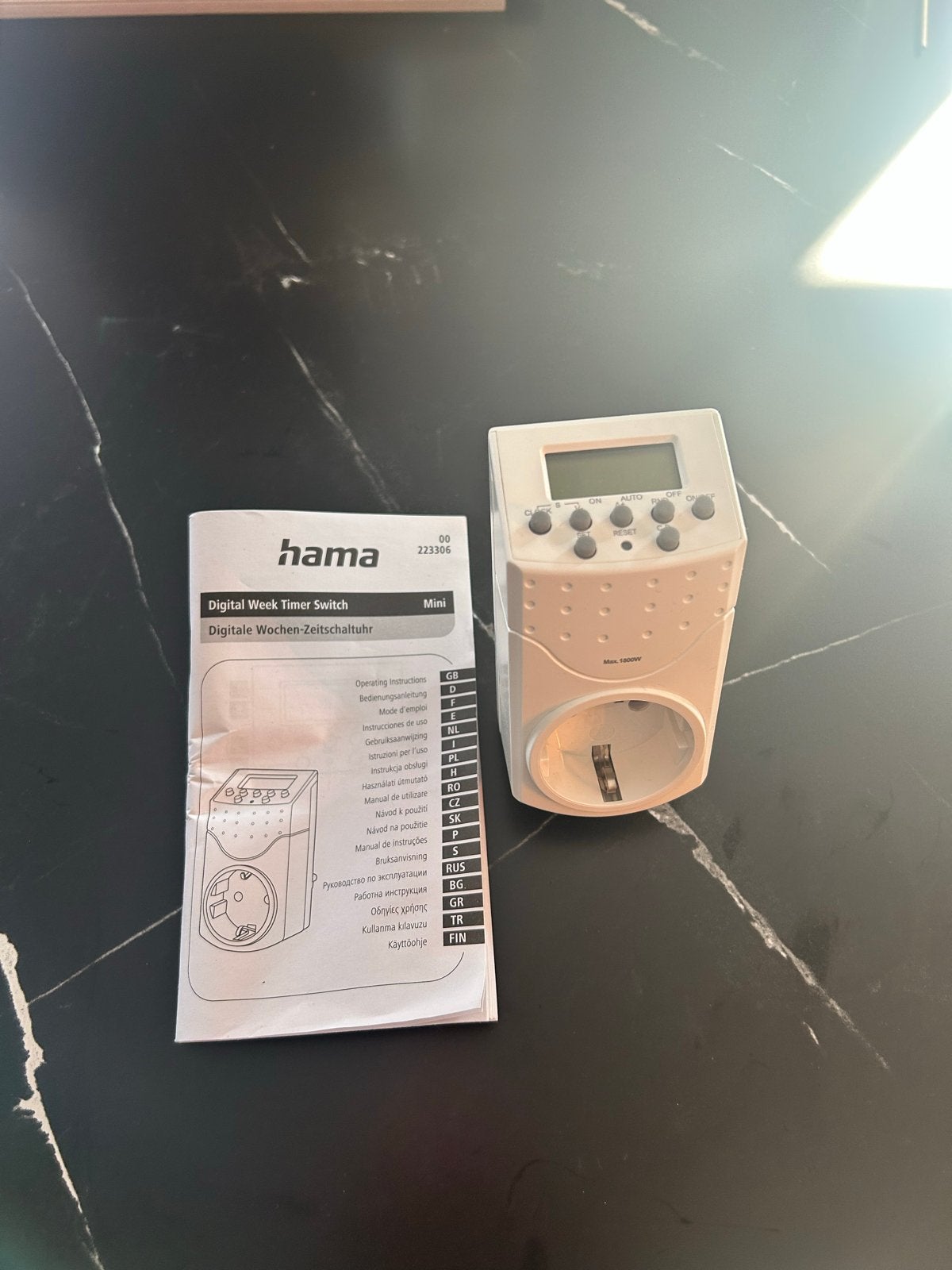 Hama Digitale Week Timer Schakelaar Mini, Doe-het-zelf en Verbouw, Ophalen of Verzenden, Gebruikt