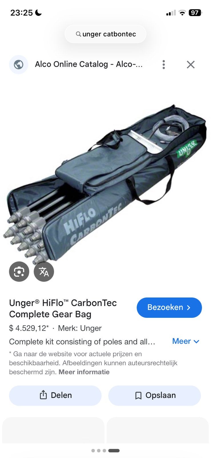 carbon telewash stelen van unger 15 meter +_, Ophalen, Overige typen