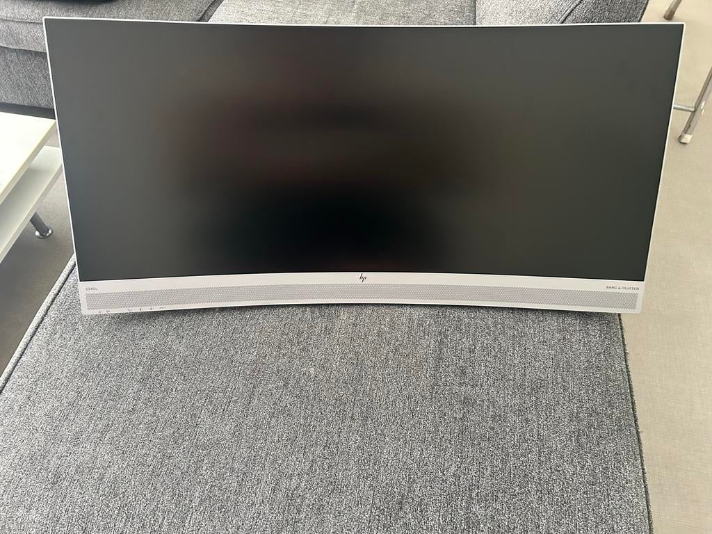 HP EliteDisplay S340c 34-inch Curved Monitor, Computers en Software, Monitoren, Ophalen, Zo goed als nieuw, HDMI, Ingebouwde speakers