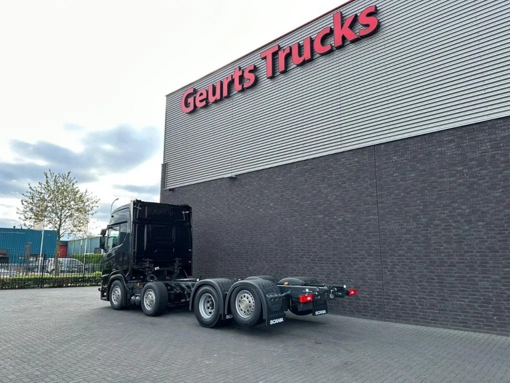 Scania R540 NGS 8X2 CHASSIS NIEUW/NEUE/NEW FULL OPTIONS 4X I, Auto's, Automaat, Euro 6, Scania, Zwart