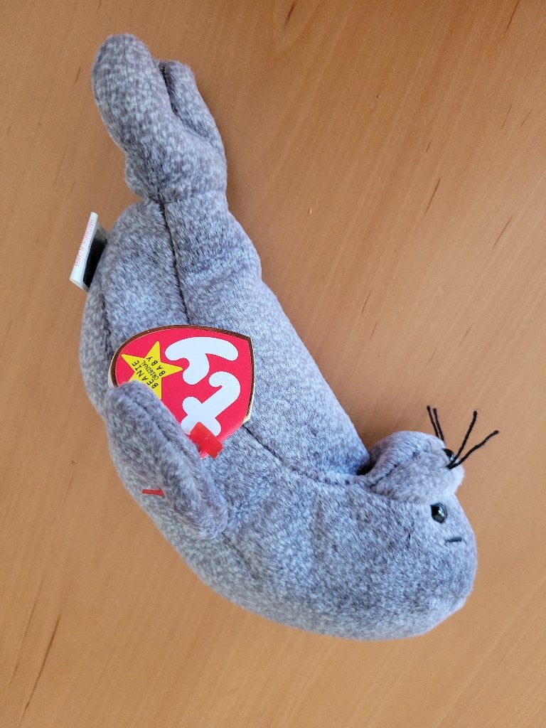 Ty Beanie Baby Zeehond Slippery, Ophalen of Verzenden, Overige typen