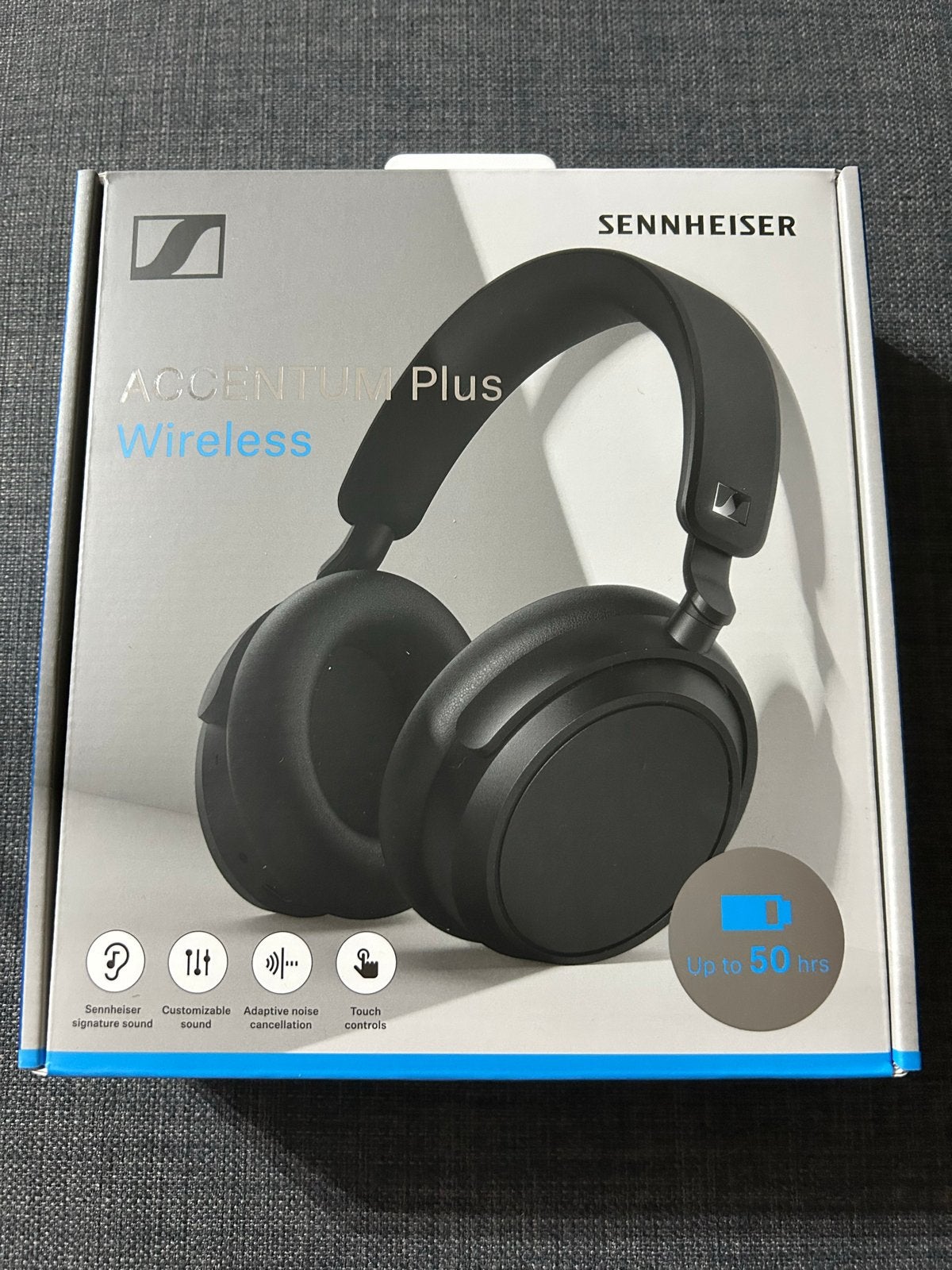 Sennheiser ACCENTUM Plus Draadloze Koptelefoon Zwart, Audio, Tv en Foto, Koptelefoons, Ophalen, Bluetooth, Sennheiser, Nieuw