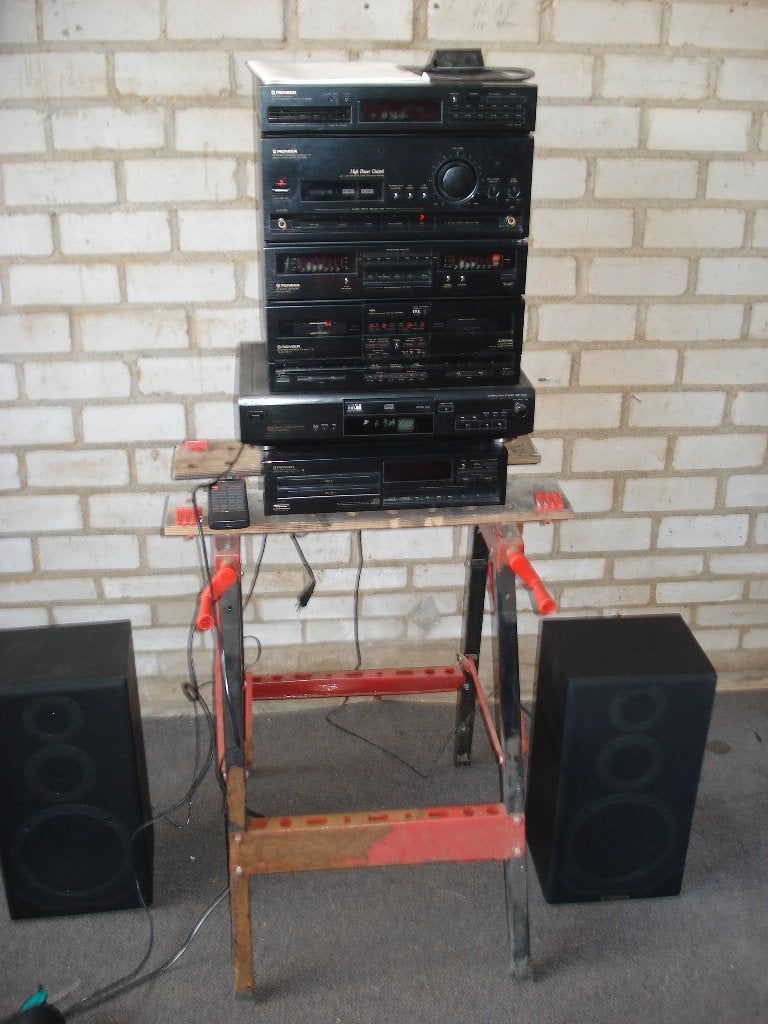 Pioneer stereotoren compleet  met Speakers, Audio, Tv en Foto, Ophalen, Gebruikt, Cassettedeck, Losse componenten