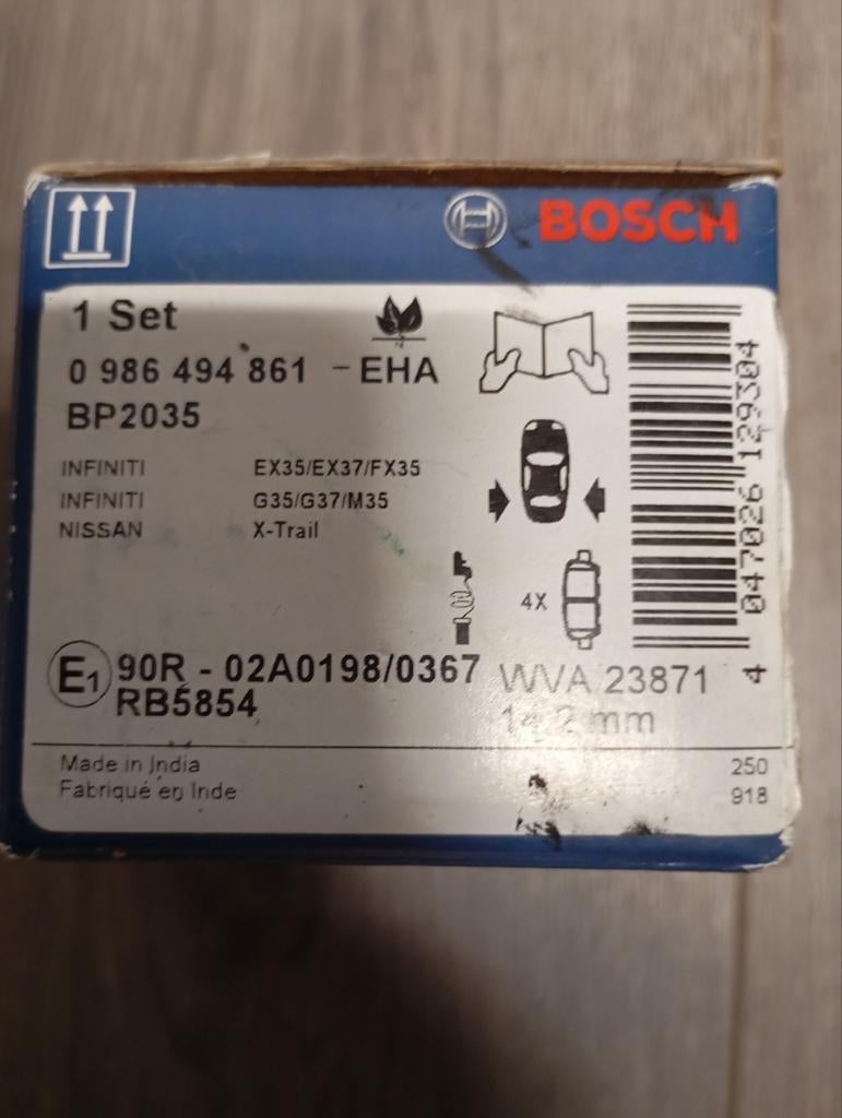 Nieuwe Bosch remblokken Suzuki GV, Ophalen of Verzenden