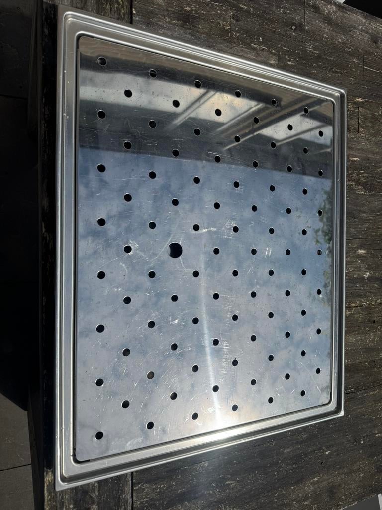 RVS Lekbak 60x50 cm voor biertap of horeca, Ophalen, Gebruikt