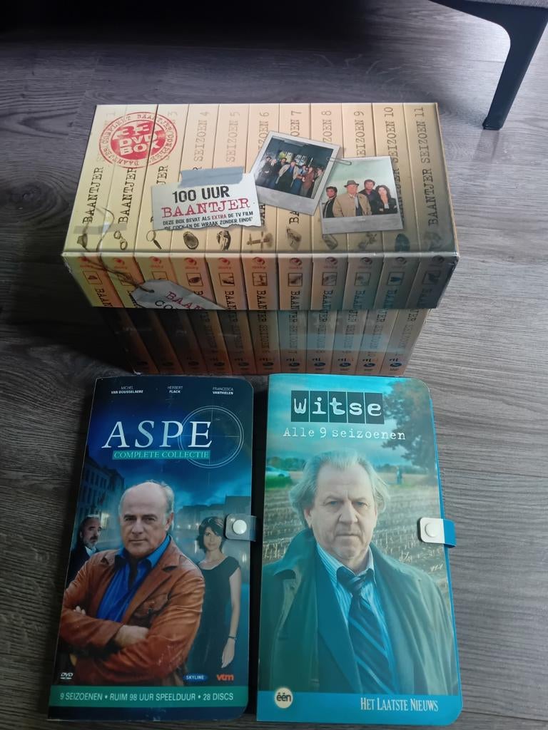 Baantjer Aspe Witse complete collectie DVD BOX, Cd's en Dvd's, Dvd's | Tv en Series, Alle leeftijden, Ophalen of Verzenden, Zo goed als nieuw