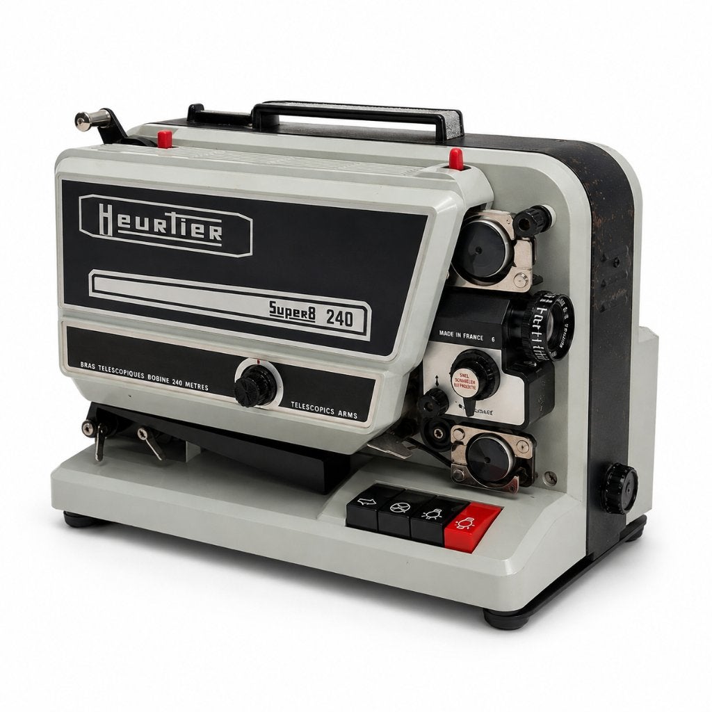 Vintage Heurtier Super 8 240 Filmprojector + Originele Doos, Gebruikt, ., Ophalen of Verzenden, .