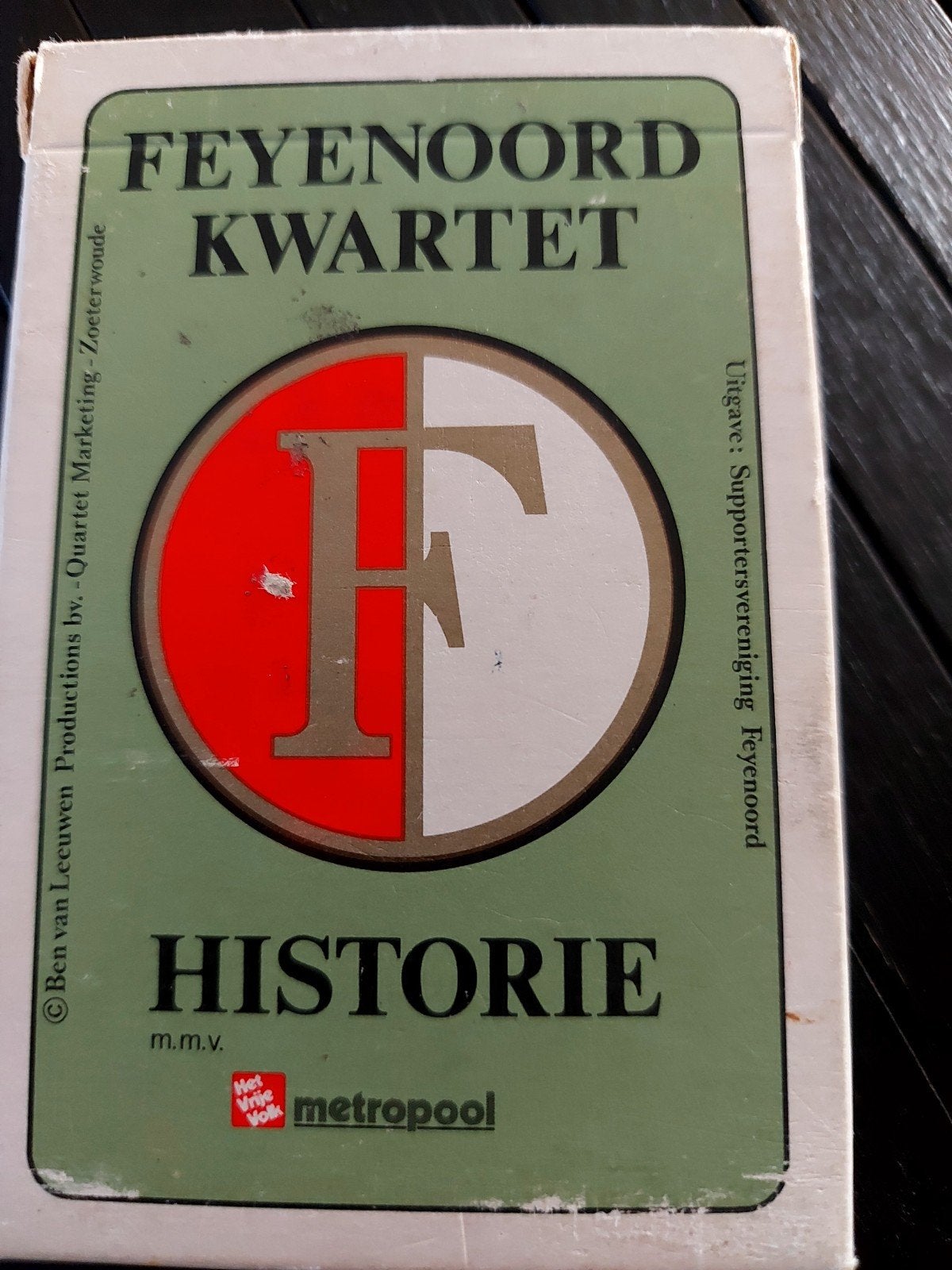 Feyenoord Kwartetspel - Uniek Stukje Geschiedenis, Hobby en Vrije tijd, Gezelschapsspellen | Kaartspellen, Vijf spelers of meer