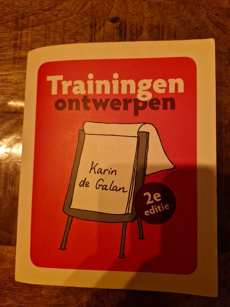 Trainingen ontwerpen - Karin de Galan (2e editie) + CD, Boeken, Gelezen, Alpha, Karin de Galan, HBO