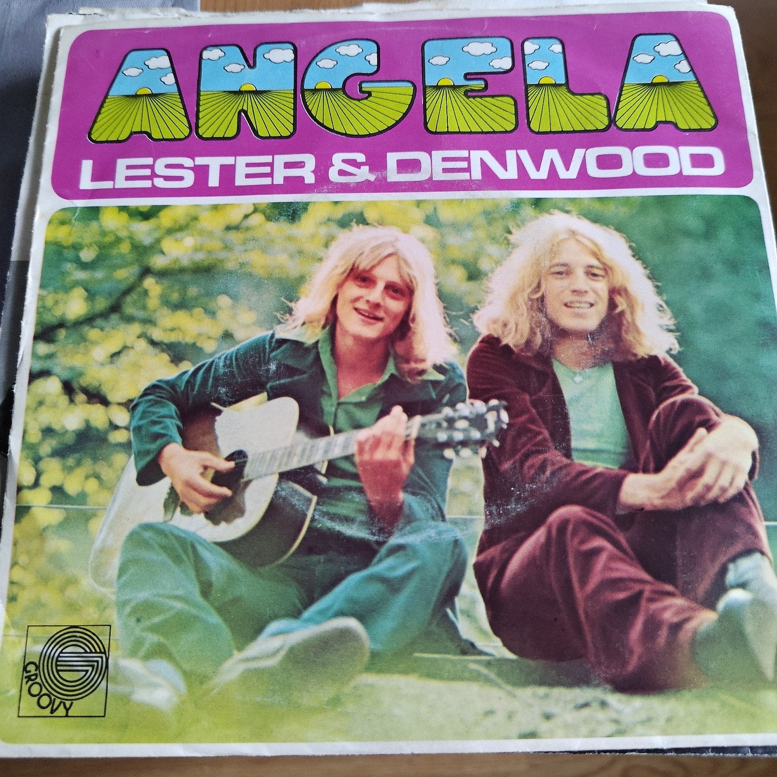 Lester & Denwood - Angela Vinyl Single (Groovy Label), Cd's en Dvd's, Vinyl Singles, Ophalen of Verzenden, Gebruikt, 7 inch, EP