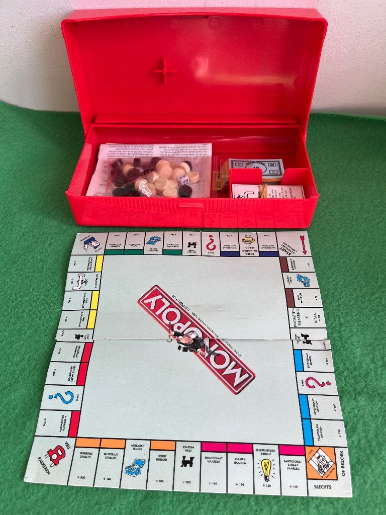 Monopoly voor mee op reis, Een of twee spelers, Ophalen of Verzenden, Zo goed als nieuw