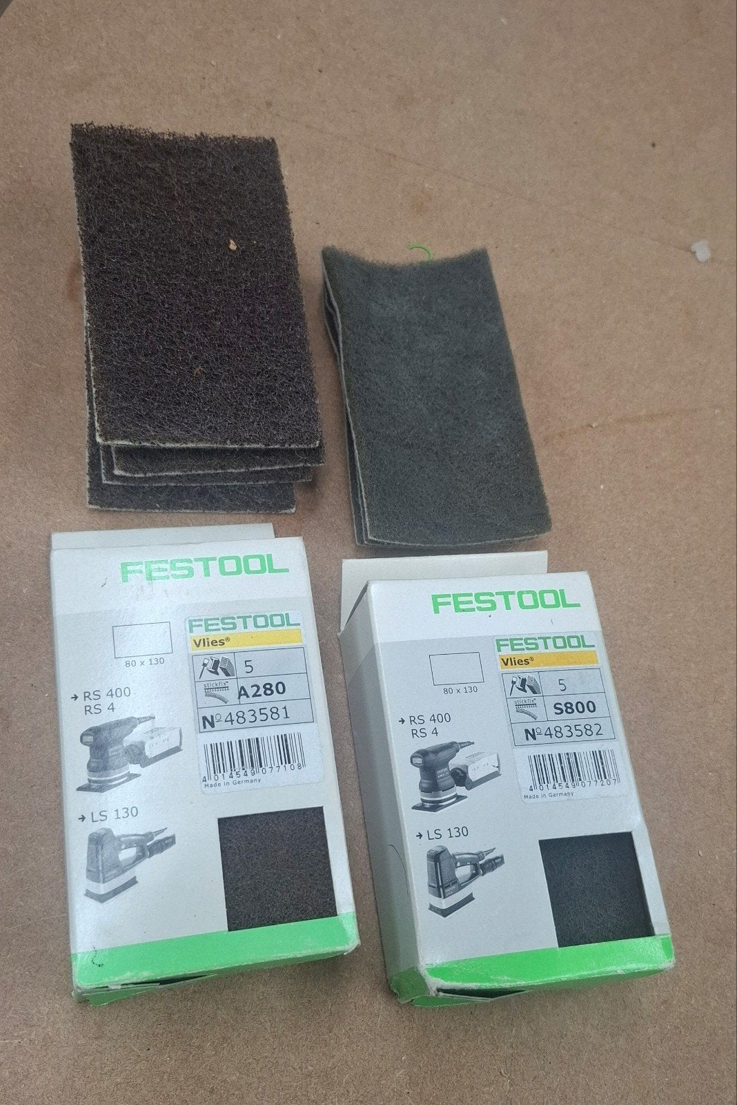 Festool schuurvlies A280 en A800, Ophalen, 1200 watt of meer, Overige typen