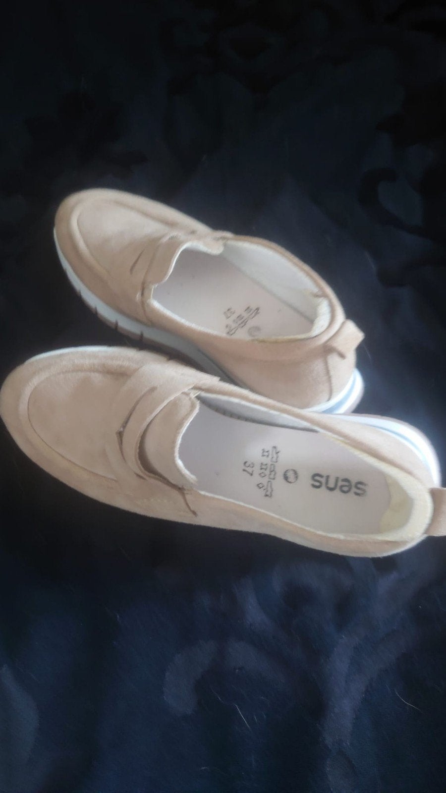 Nieuwe beige instappers, maat 37, van Sens, Kleding | Dames, Ophalen of Verzenden