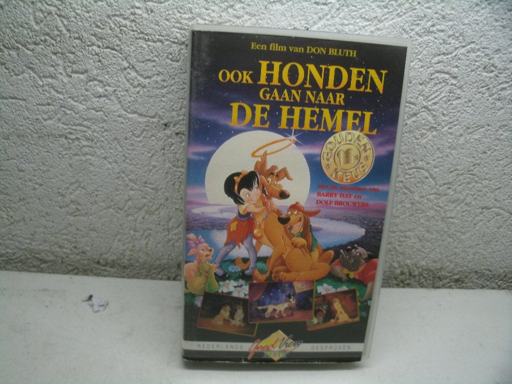 vhs 166a ook honden gaan naar de hemel, Cd's en Dvd's, Alle leeftijden, Ophalen of Verzenden, Zo goed als nieuw